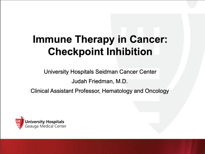 Immune Therapy in Cancer: Checkpoint Inhibition