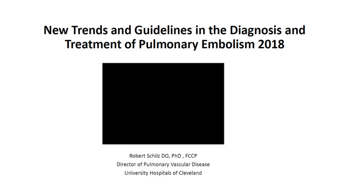 New Trends and Guidelines in the Diagnosis and Treatment of Pulmonary Embolism 2018