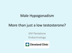 Male Hypogonadism: More Than Just a Low Testosterone?