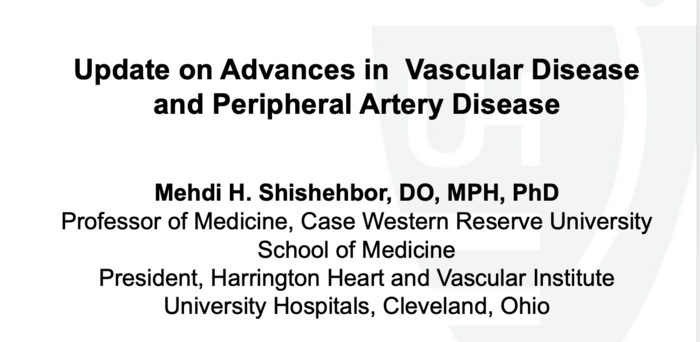 Advanced Treatment of Peripheral Vascular Disease: Nose to Toes in the Next Century 